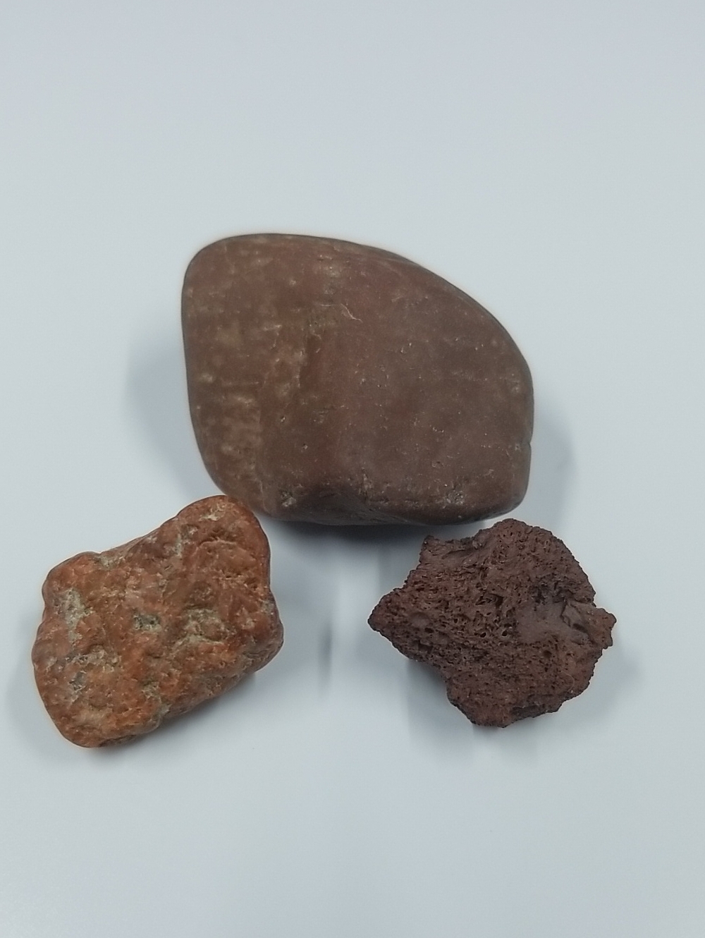 Unvarnished Rock Specimens - Reddish Brown Lot